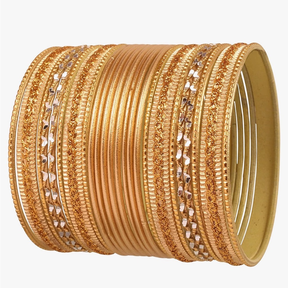 Indian gold bangles XS - 2.5 inch diameter - NWT